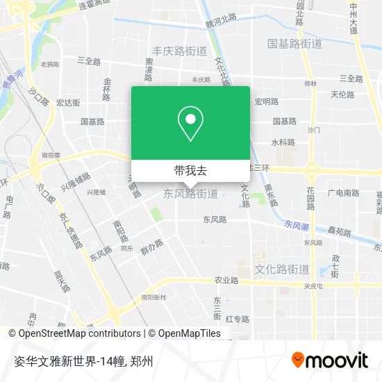 姿华文雅新世界-14幢地图
