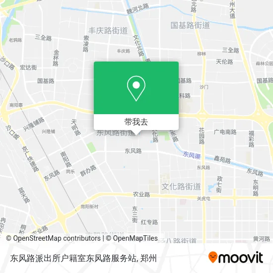 东风路派出所户籍室东风路服务站地图