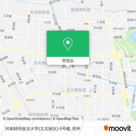 河南财经政法大学(文北校区)-5号楼地图