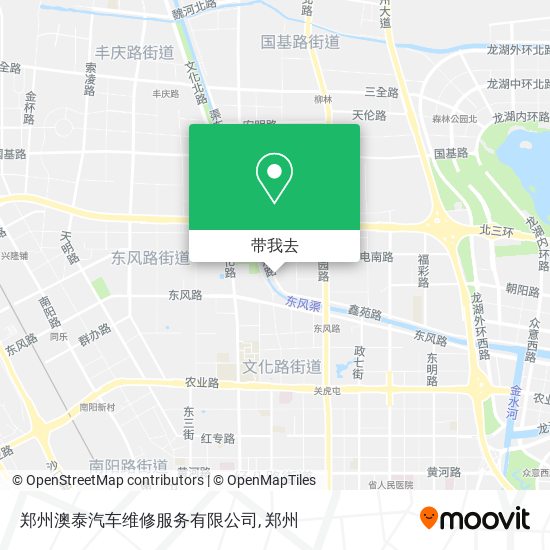郑州澳泰汽车维修服务有限公司地图