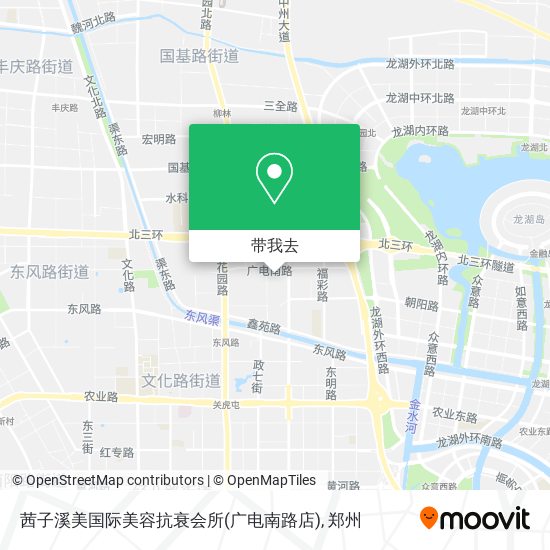 茜子溪美国际美容抗衰会所(广电南路店)地图