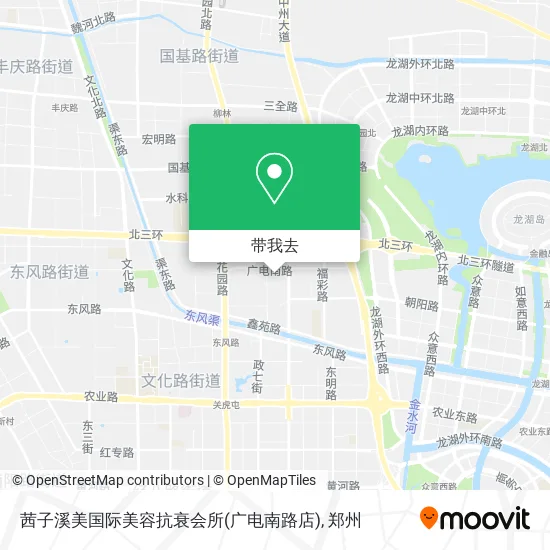 茜子溪美国际美容抗衰会所(广电南路店)地图