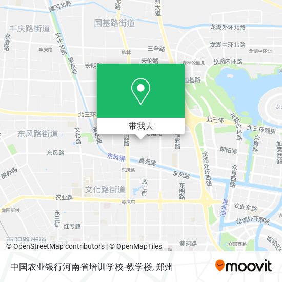 中国农业银行河南省培训学校-教学楼地图