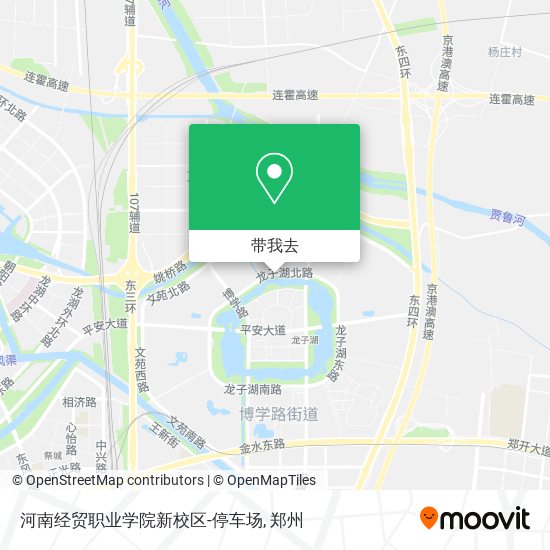 河南经贸职业学院新校区-停车场地图