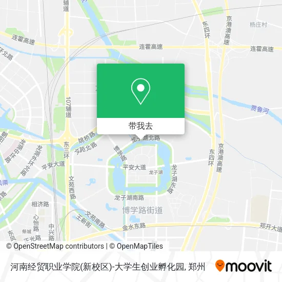 河南经贸职业学院(新校区)-大学生创业孵化园地图