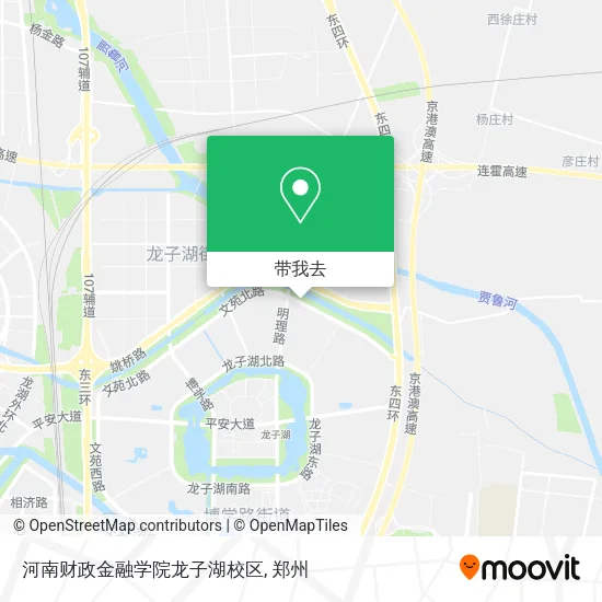 河南财政金融学院龙子湖校区地图
