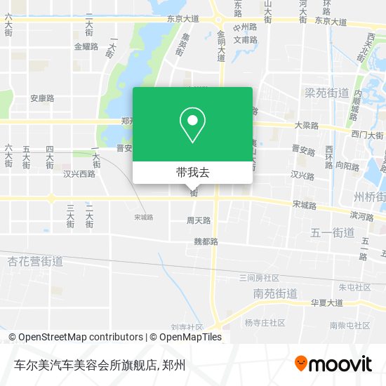 车尔美汽车美容会所旗舰店地图