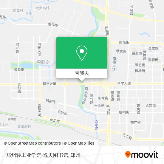 郑州轻工业学院-逸夫图书馆地图