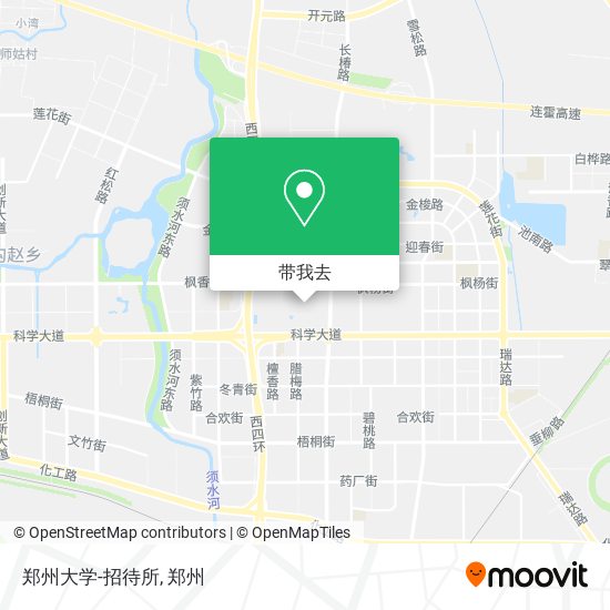 郑州大学-招待所地图