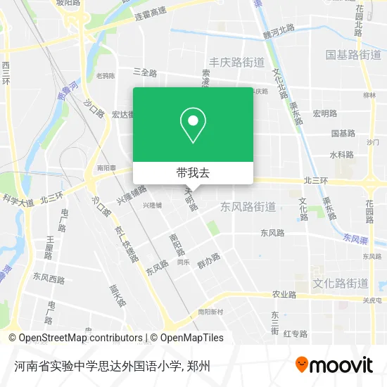 河南省实验中学思达外国语小学地图