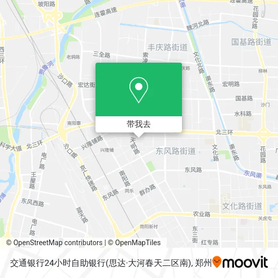 交通银行24小时自助银行(思达·大河春天二区南)地图