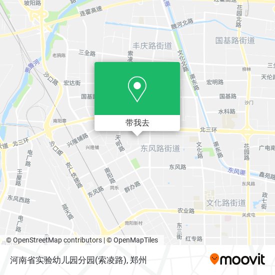 河南省实验幼儿园分园(索凌路)地图