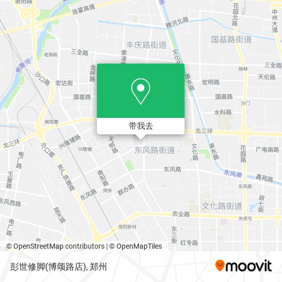 彭世修脚(博颂路店)地图