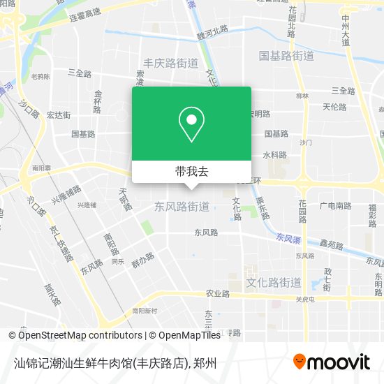 汕锦记潮汕生鲜牛肉馆(丰庆路店)地图