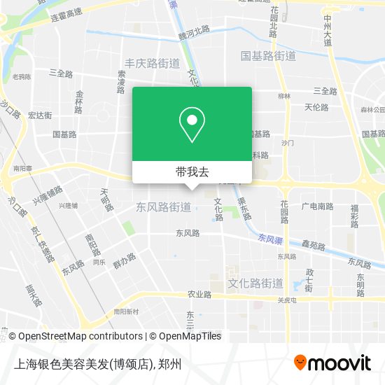 上海银色美容美发(博颂店)地图