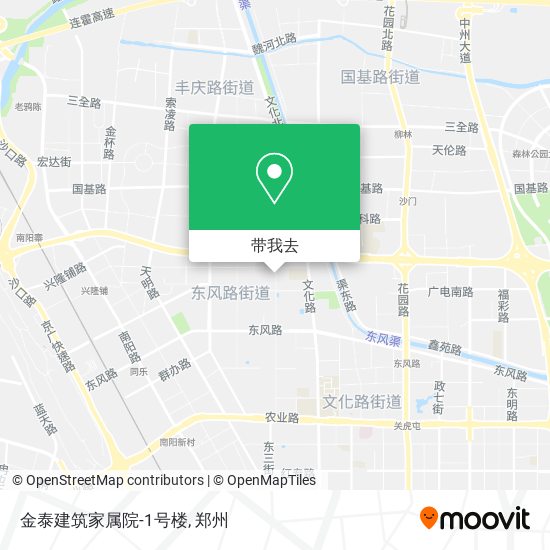 金泰建筑家属院-1号楼地图