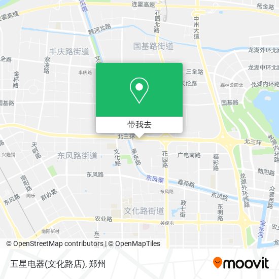 五星电器(文化路店)地图