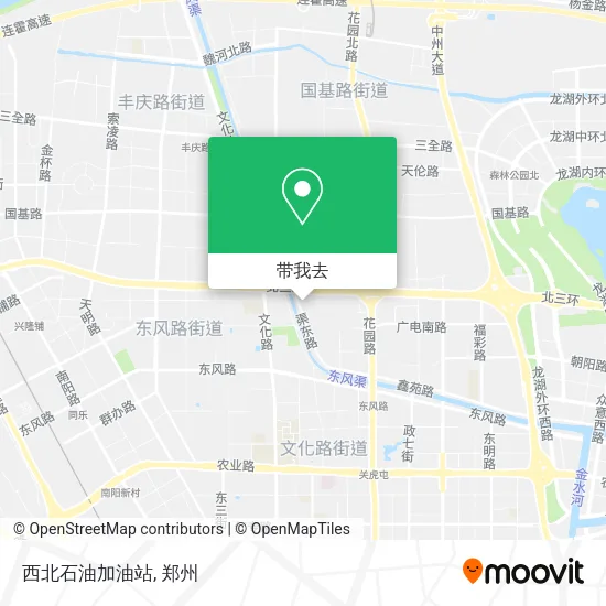 西北石油加油站地图