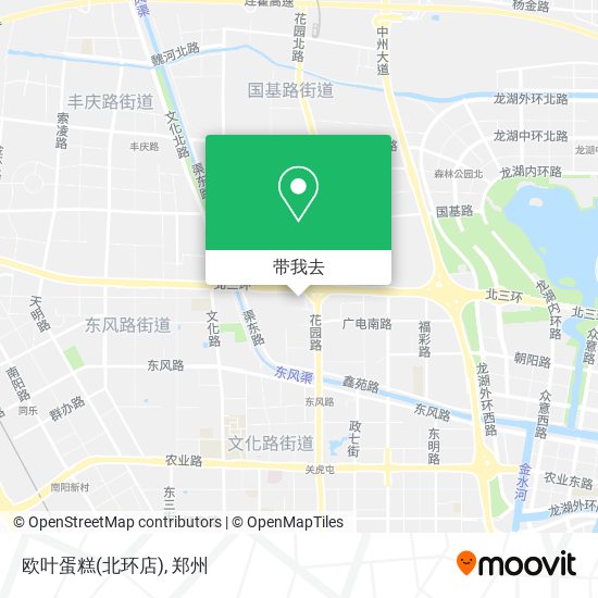 欧叶蛋糕(北环店)地图