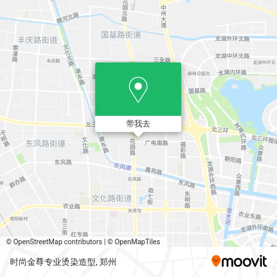 时尚金尊专业烫染造型地图