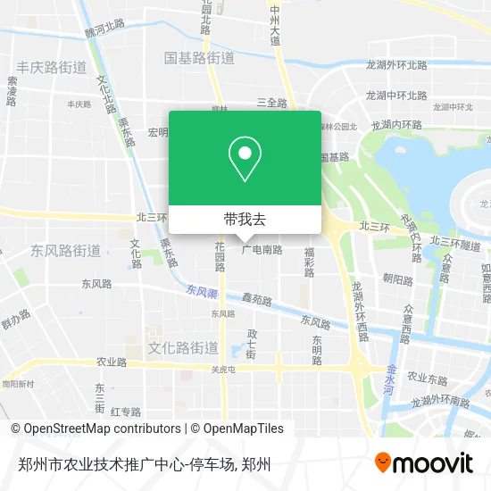 郑州市农业技术推广中心-停车场地图