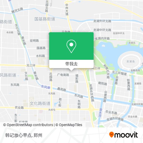 韩记放心早点地图