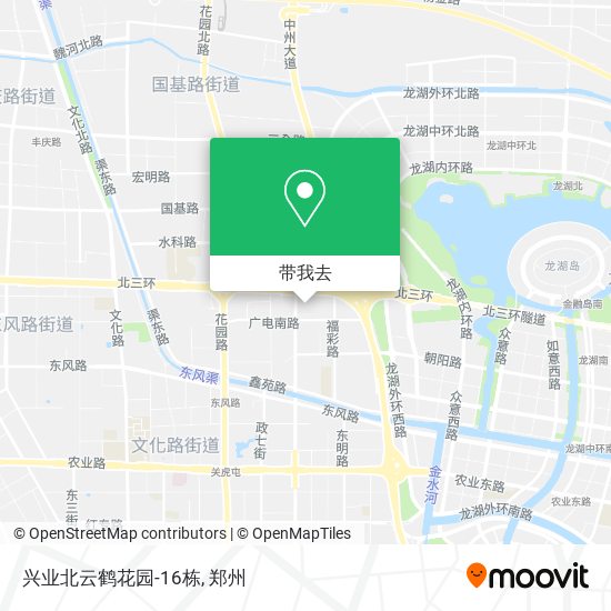兴业北云鹤花园-16栋地图