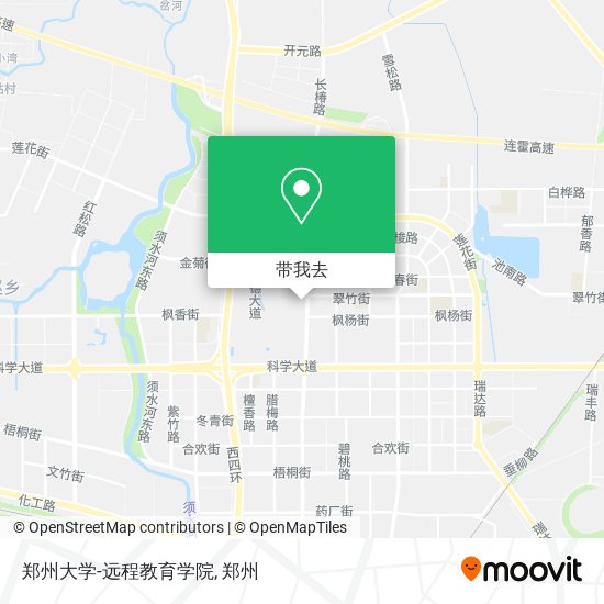 郑州大学-远程教育学院地图