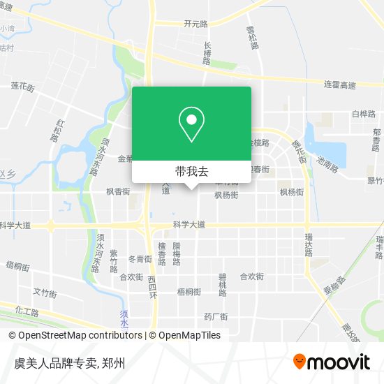 虞美人品牌专卖地图