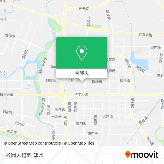 校园风超市地图