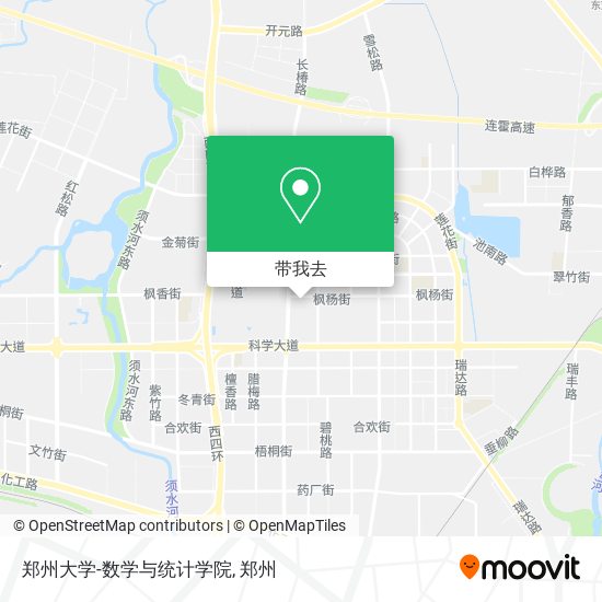 郑州大学-数学与统计学院地图