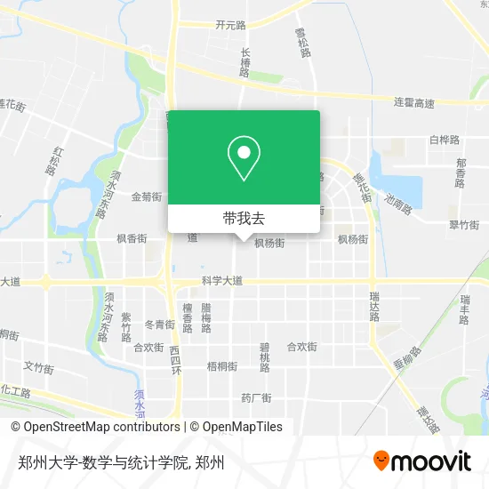 郑州大学-数学与统计学院地图