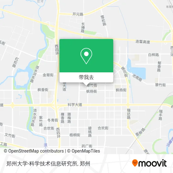 郑州大学-科学技术信息研究所地图