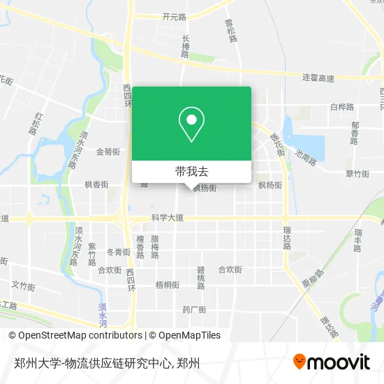 郑州大学-物流供应链研究中心地图