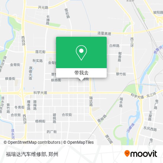 福瑞达汽车维修部地图