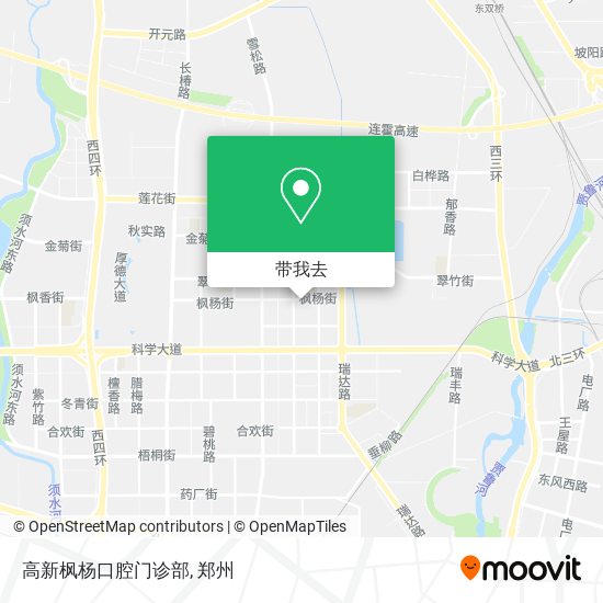 高新枫杨口腔门诊部地图