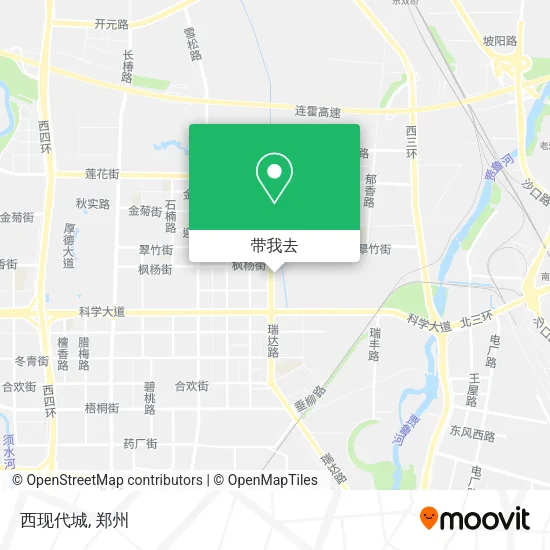 西现代城地图