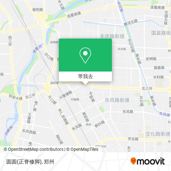 圆圆(正脊修脚)地图