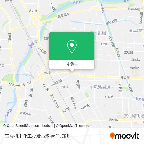 五金机电化工批发市场-南门地图