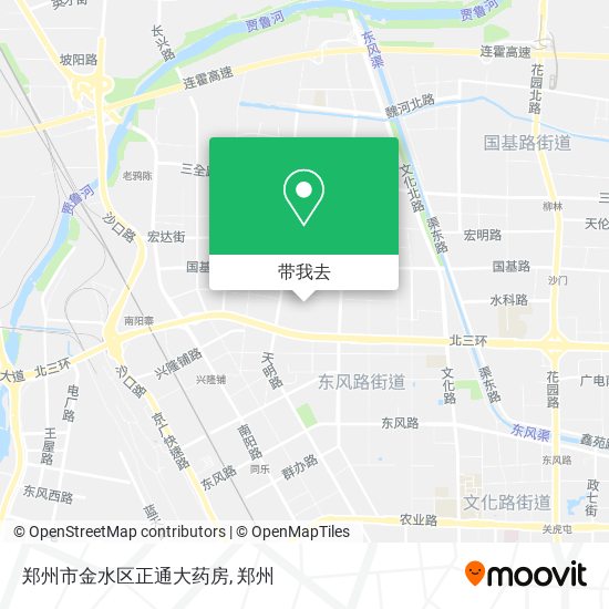 郑州市金水区正通大药房地图