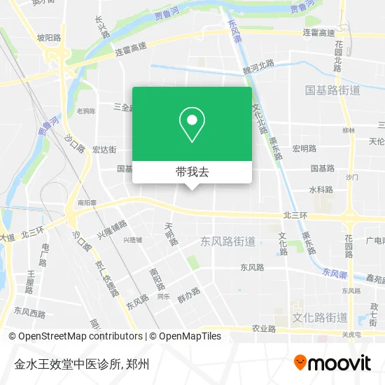 金水王效堂中医诊所地图