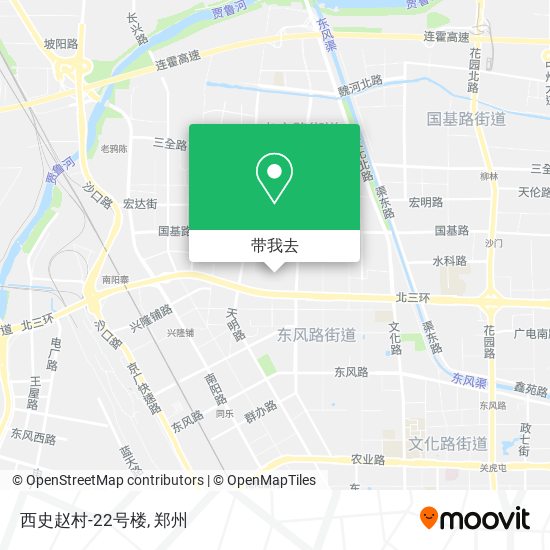 西史赵村-22号楼地图