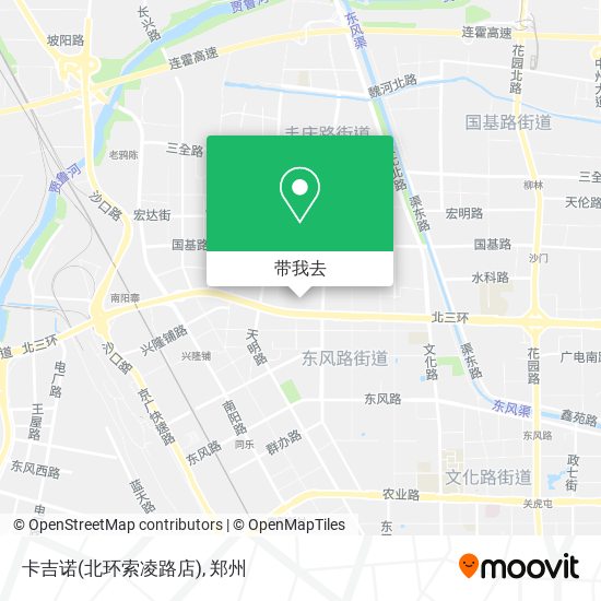 卡吉诺(北环索凌路店)地图