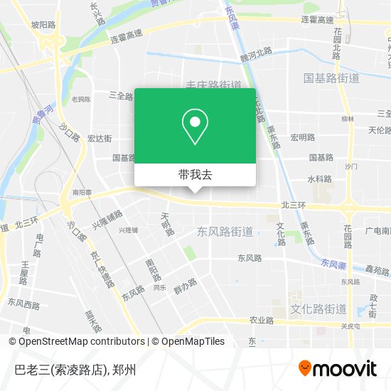 巴老三(索凌路店)地图