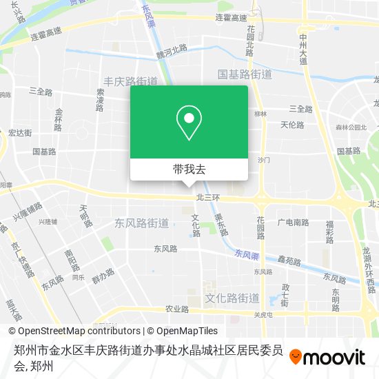 郑州市金水区丰庆路街道办事处水晶城社区居民委员会地图