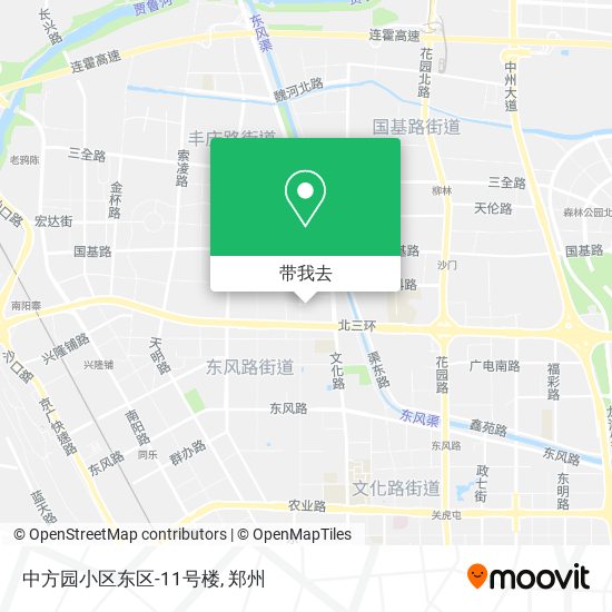 中方园小区东区-11号楼地图