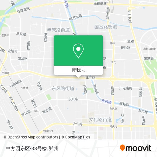 中方园东区-38号楼地图