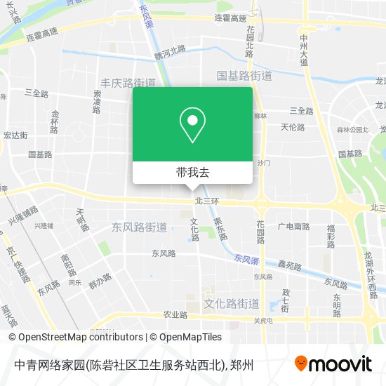 中青网络家园(陈砦社区卫生服务站西北)地图