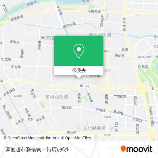 豪俪超市(陈砦南一街店)地图