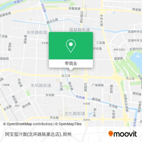 阿宝茄汁面(北环路陈寨总店)地图